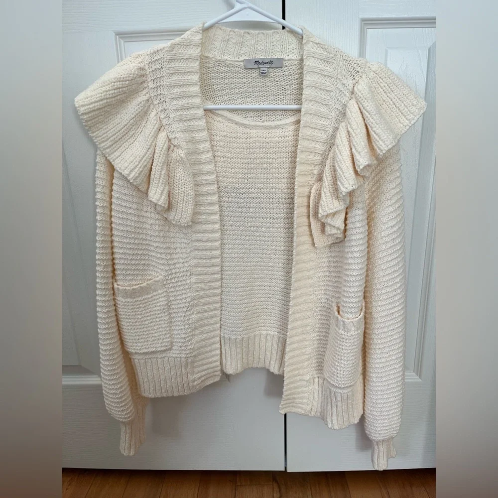 Madewell Cream Cardigan XXS - Picture 5 of 12